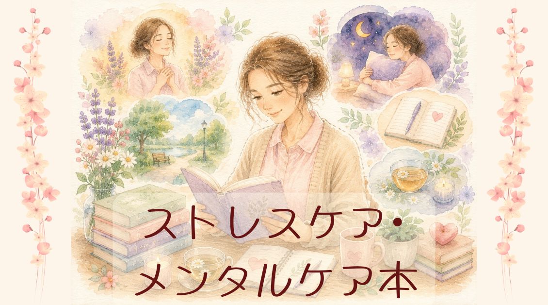 ストレスケア・メンタルケア本_アイキャッチ画像