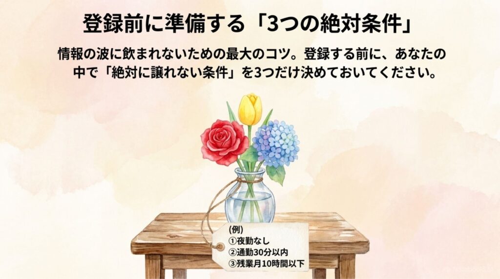 3つの絶対条件_説明画像