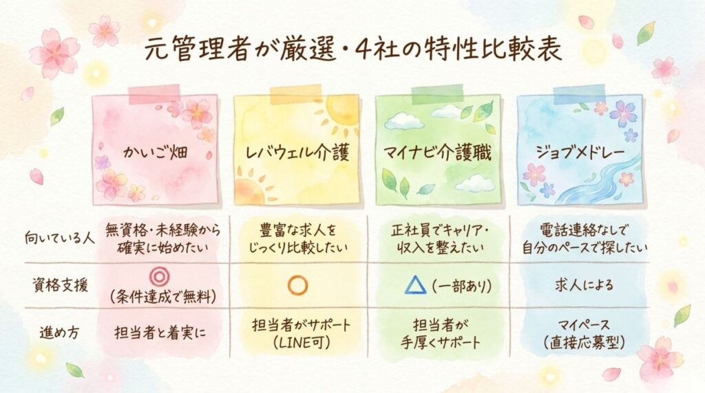 厳選4社の比較_説明画像